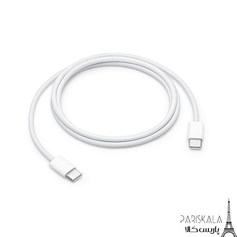 کابل شارژر اپل سری 15 مدل رو کارتنی اورجینال USB-C TO USB-C — تصویر ۲