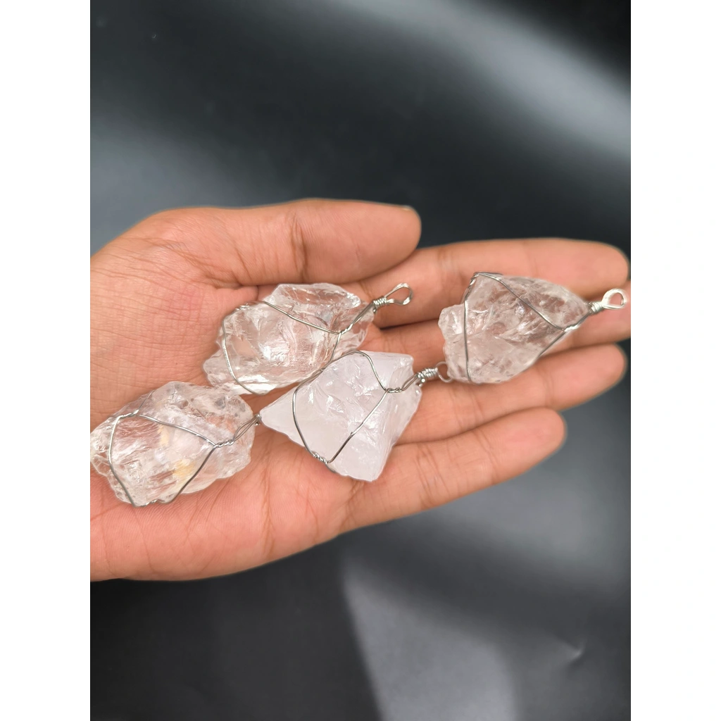آویز سنگ کوارتز کد 1850 — تصویر ۳