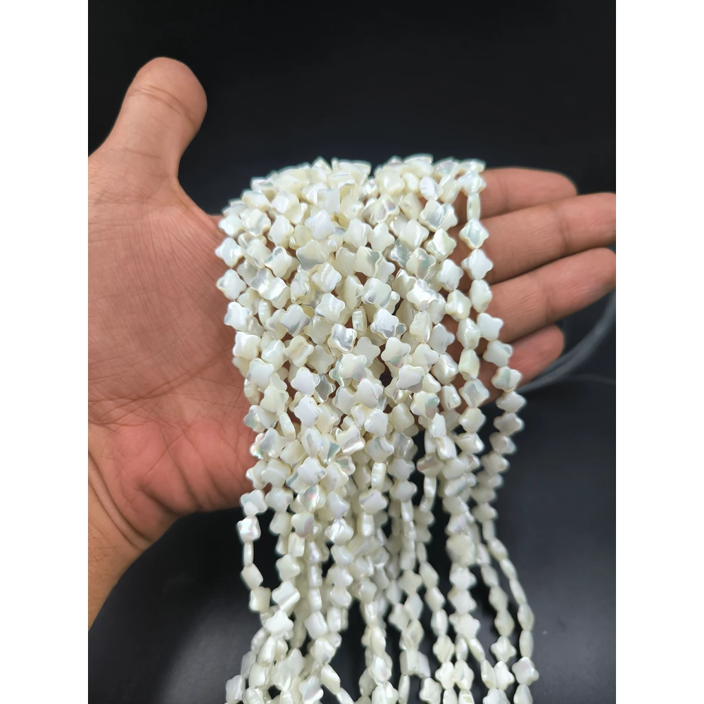 ریسه صدف ونکلیف درجه یک سایز ۸ میلی‌متر کد 1823 — تصویر ۲