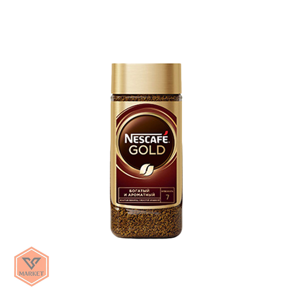 خرید قهوه فوری نسکافه گلد (Nescafe Gold) | رست طلایی با پودر عربیکا | 95 گرمی