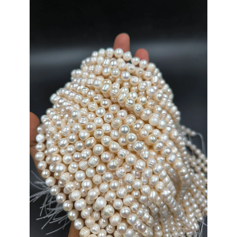 ریسه مروارید پرورشی سایز 9 الی 10 میلیمتر کد 8392 — تصویر ۳