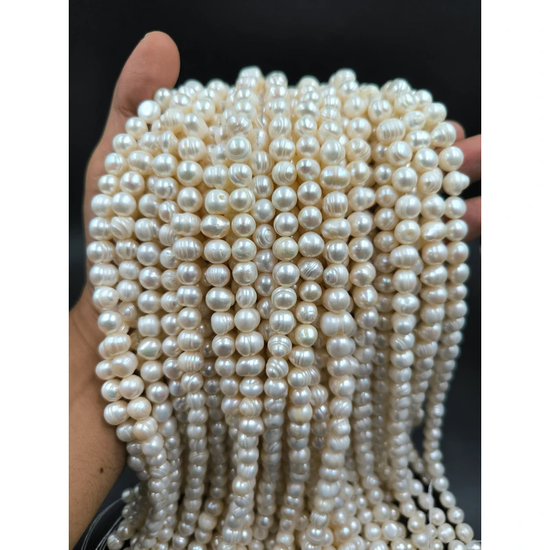 ریسه مروارید پرورشی سایز 9 الی 10 میلیمتر کد 8392 — تصویر ۴