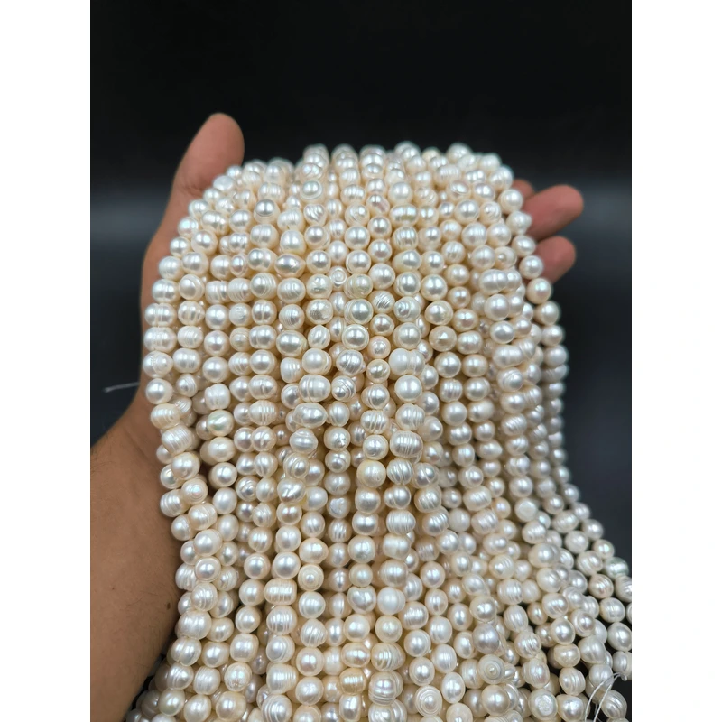 ریسه مروارید پرورشی سایز 9 الی 10 میلیمتر کد 8392