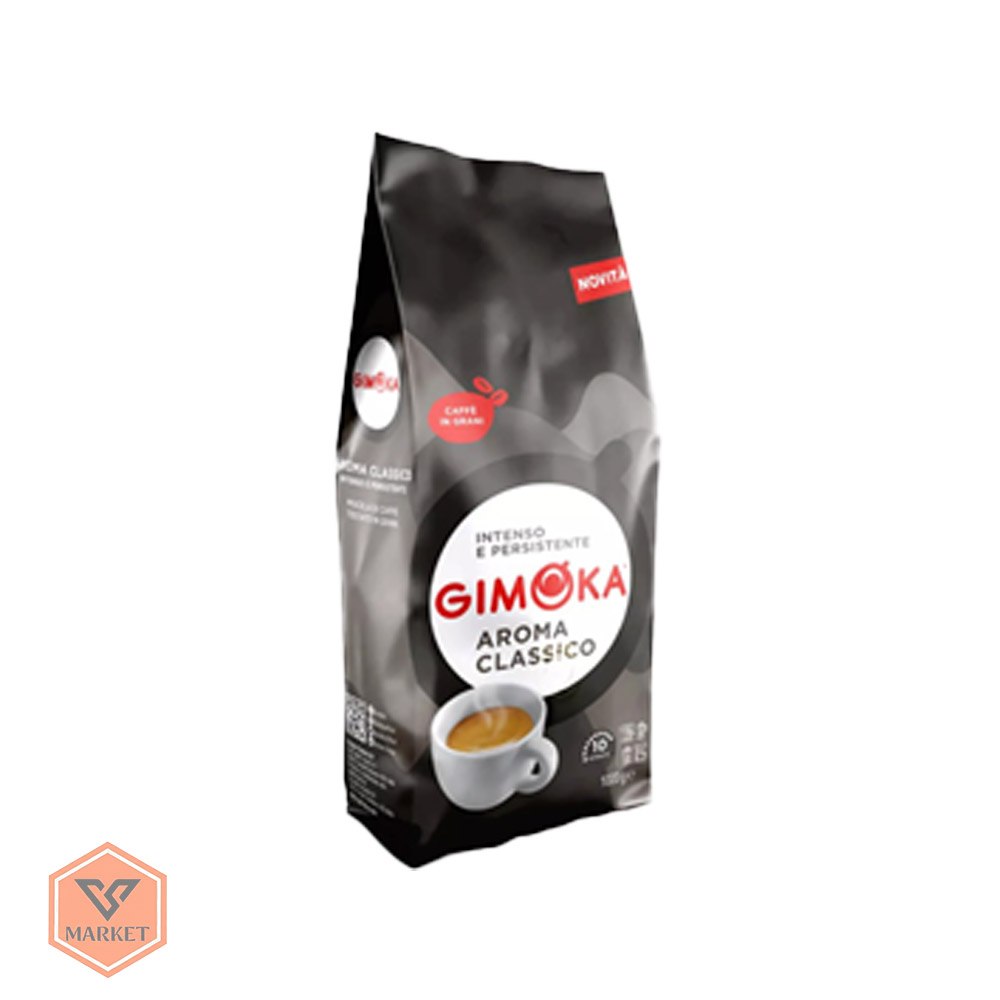خرید دانه قهوه جیموکا مدل آروما کلاسیکو (Gimoka Aroma Classico) | وزن ۱ کیلوگرم اصل ایتالیا — تصویر ۲