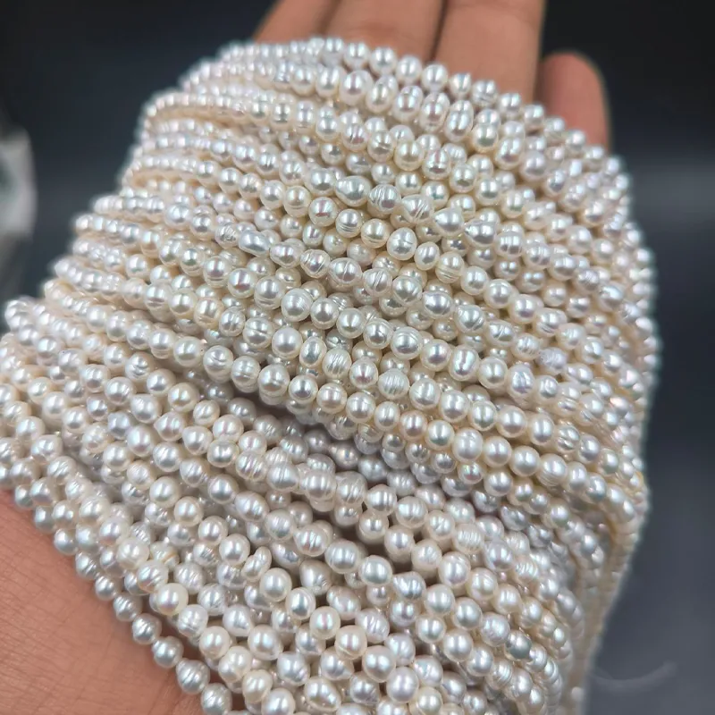 مروارید پرورشی سایز 4 میل کیفیت A کد 1440 — تصویر ۴