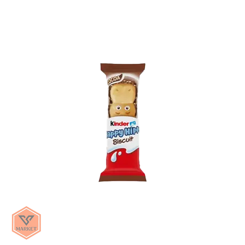 بیسکویت شکلاتی کیندر هپی هیپو (Kinder Happy Hippo) مدل کاکائویی وزن 20.7گرم — تصویر ۳