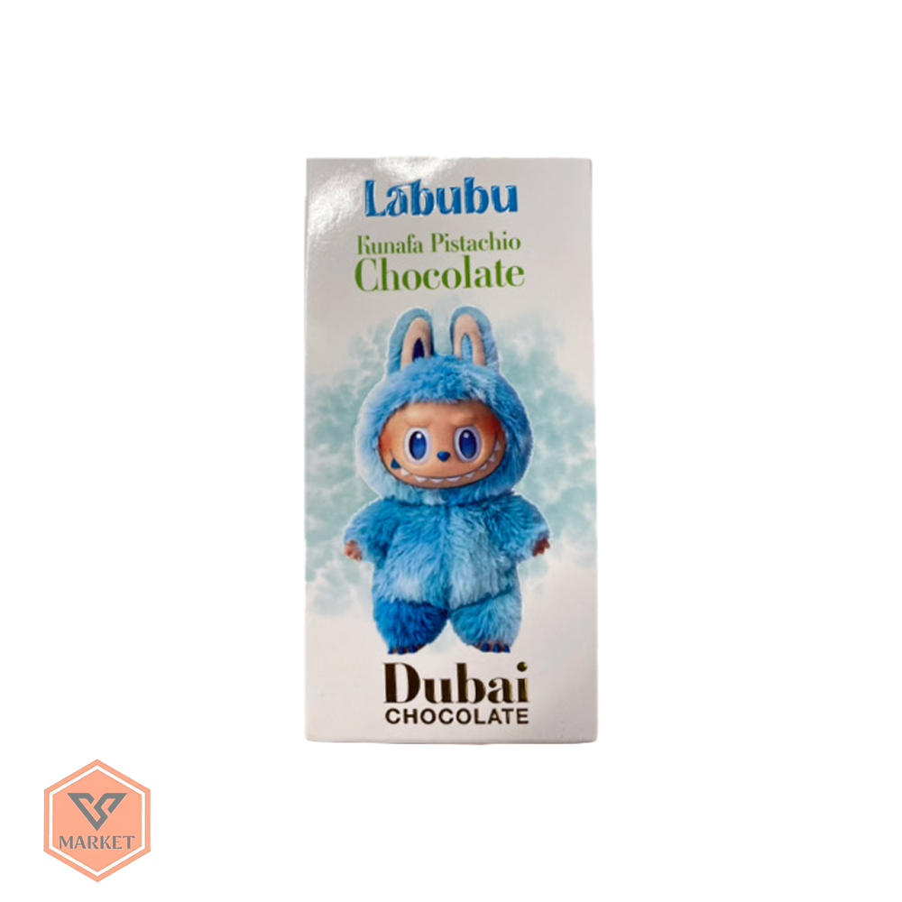 شکلات دبی با مغز کنافه و پسته طرح لابوبو (Labubu Dubai Chocolate) – ترند خوشمزه و جذاب — تصویر ۳