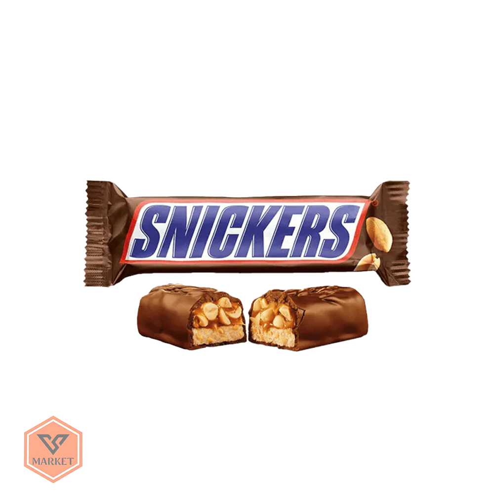 شکلات بار اسنیکرز اورجینال (Snickers Chocolate) – غوغای بادام‌زمینی، کارامل و شکلات — تصویر ۲