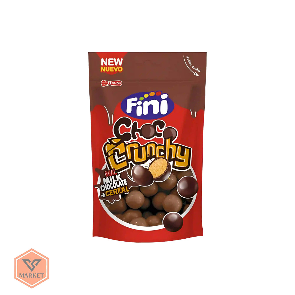 شکلات فینی Choco Crunchy | توپک شکلاتی با مغز غلات | فینی اصل اسپانیا — تصویر ۳