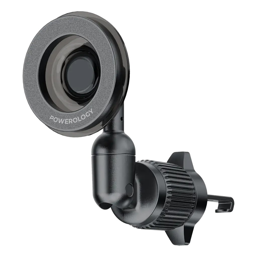 پایه نگهدارنده گوشی داخل خودرو پاورولوژی مدل Powerology Logan 360 Rotation Head MagSafe Car Phone Holder