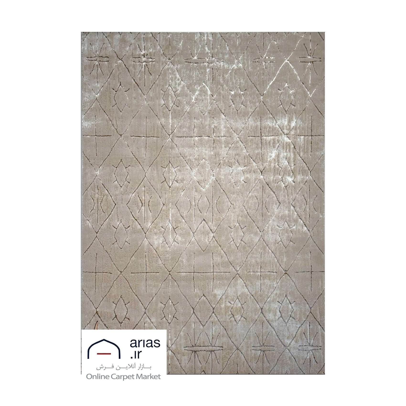 فرش ماشینی مدرن آریاس کد M27156