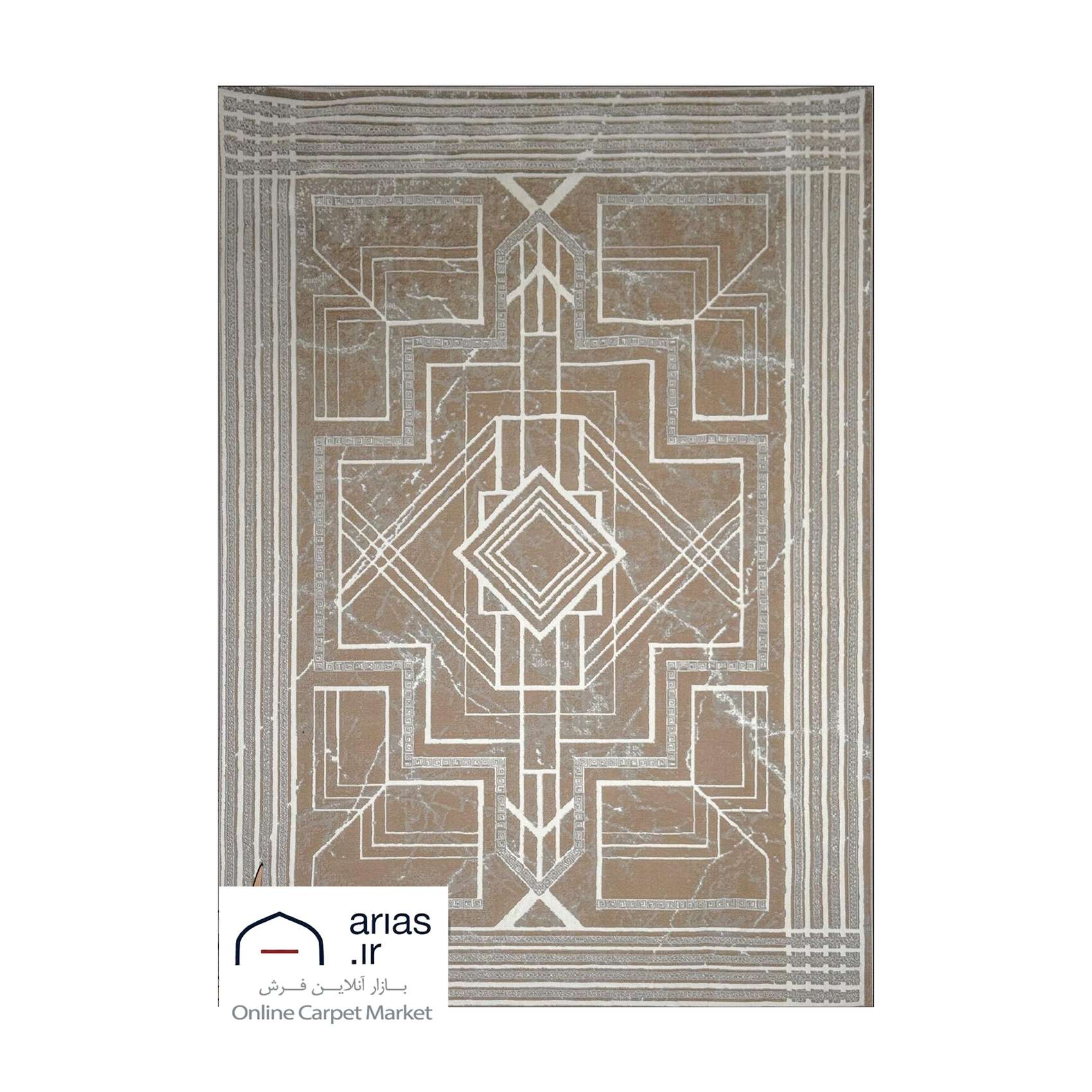 فرش ماشینی مدرن آریاس کد M27110