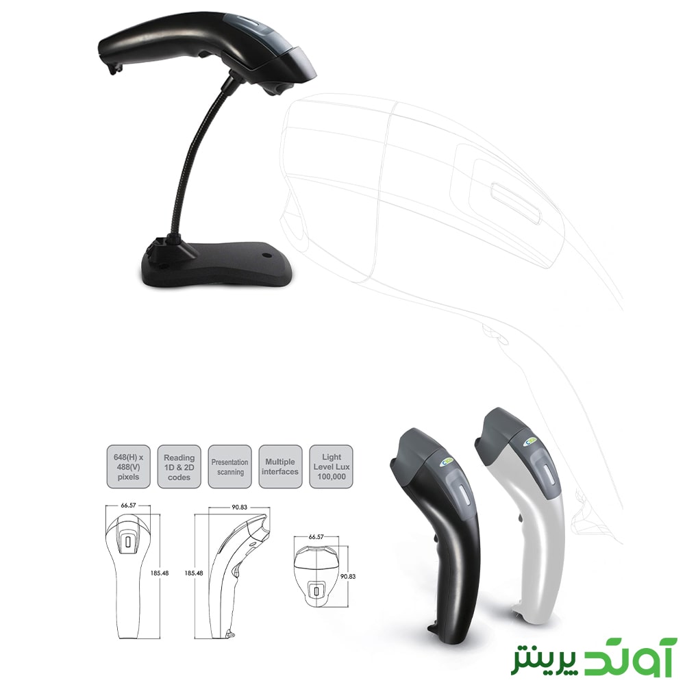 بارکدخوان سی بن CB-N210D — تصویر ۳