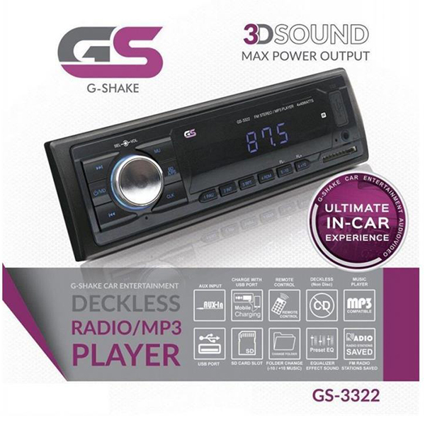 رادیوپخش جی شاک مدل GS-3322 — تصویر ۳