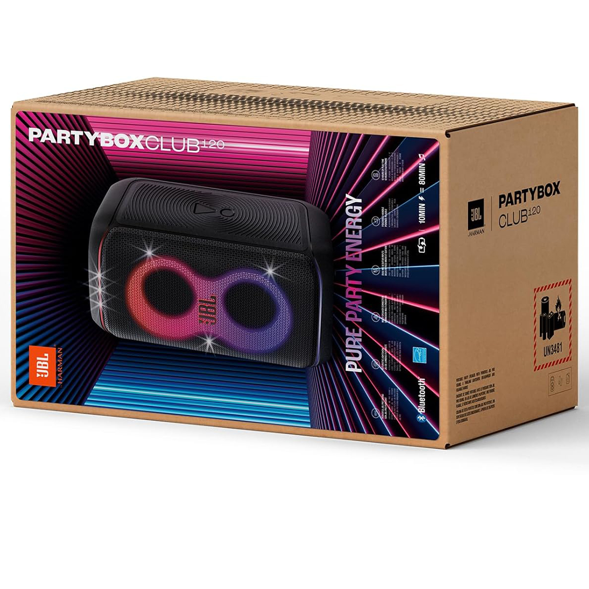 اسپیکر جی بی ال مدل PartyBox Club 120 گارانتی زرین — تصویر ۷