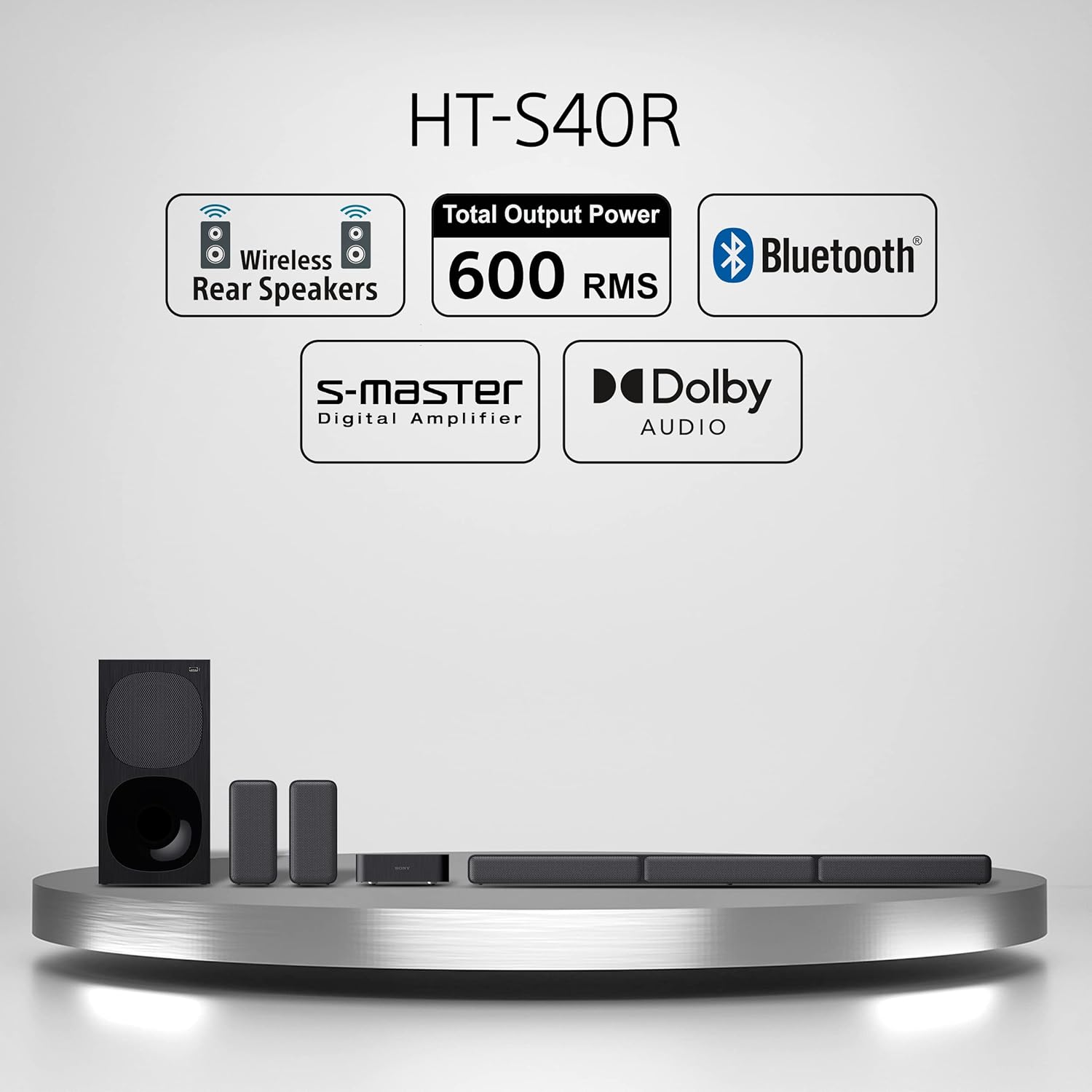 ساندبار سونی مدل HT-S40R توان 600وات گارانتی زرین — تصویر ۳