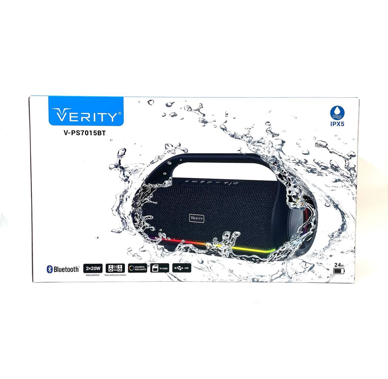 اسپیکر بلوتوثی قابل حمل وریتی مدل VERITY V-PS7015BT — تصویر ۵