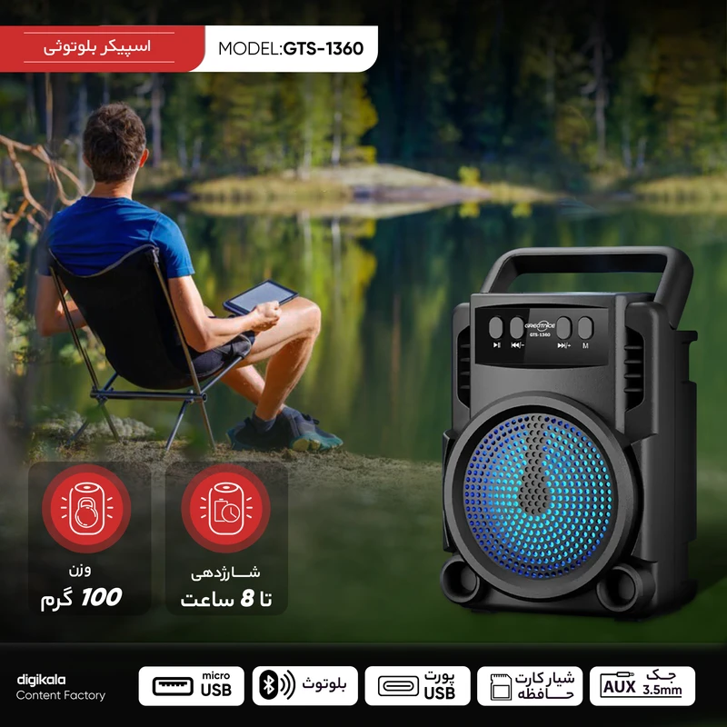 اسپیکر گریت نایس مدل GTS 1360 — تصویر ۸