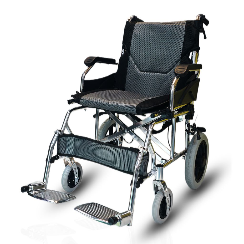 ویلچر حمل بیمار آلومینیوم فوشان مدل FS863LABJPF6 — تصویر ۲