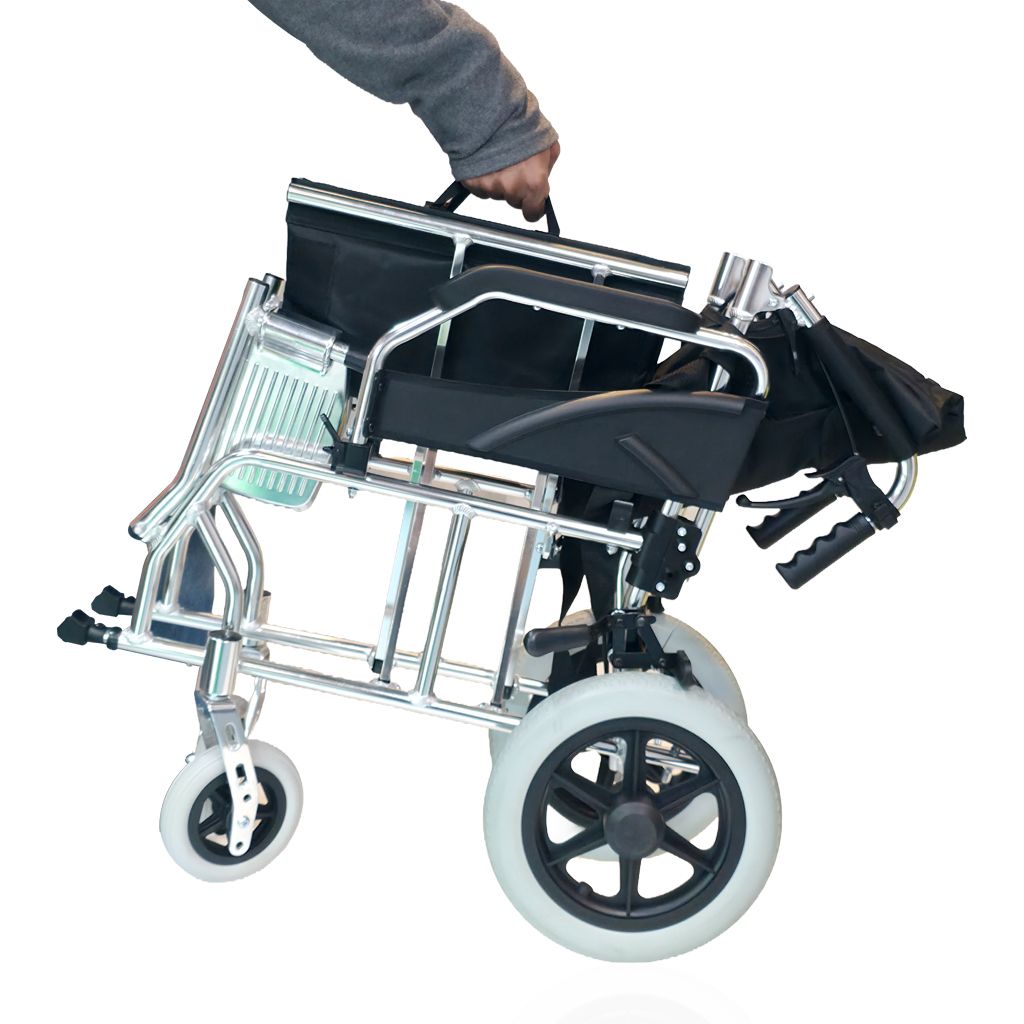 ویلچر حمل بیمار آلومینیوم فوشان مدل FS863LABJPF6 — تصویر ۳