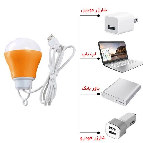 لامپ LED آویزدار USB