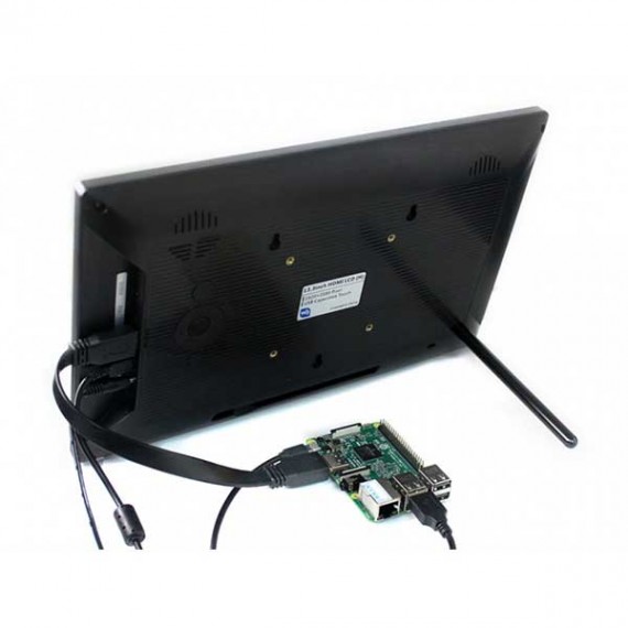 نمایشگر لمسی Waveshare 13.3 رنگی IPS با تاچ خازنی 1920×1080 با ورودی HDMI دارای کاور شیشه ای تایپ H — تصویر ۵