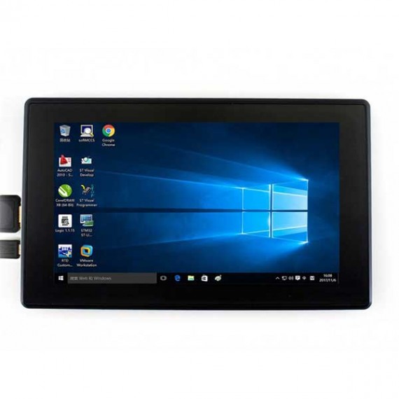 نمایشگر لمسی Waveshare 7″ IPS خازنی رنگی 1024×600 تایپ H مولتی سیستم با کاور شیشه ای — تصویر ۸