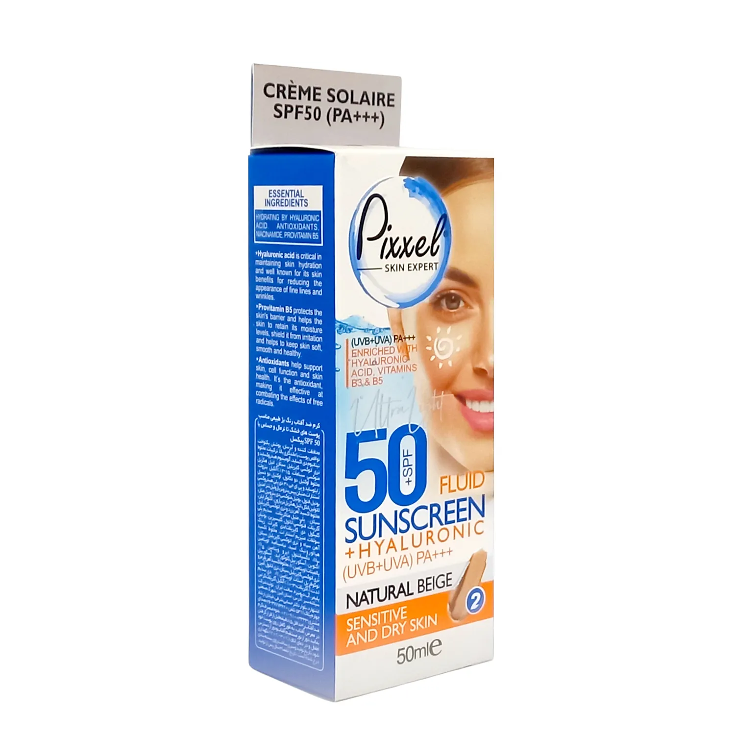 ضد آفتاب رنگی پیکسل SPF 50 مناسب پوست خشک — تصویر ۸