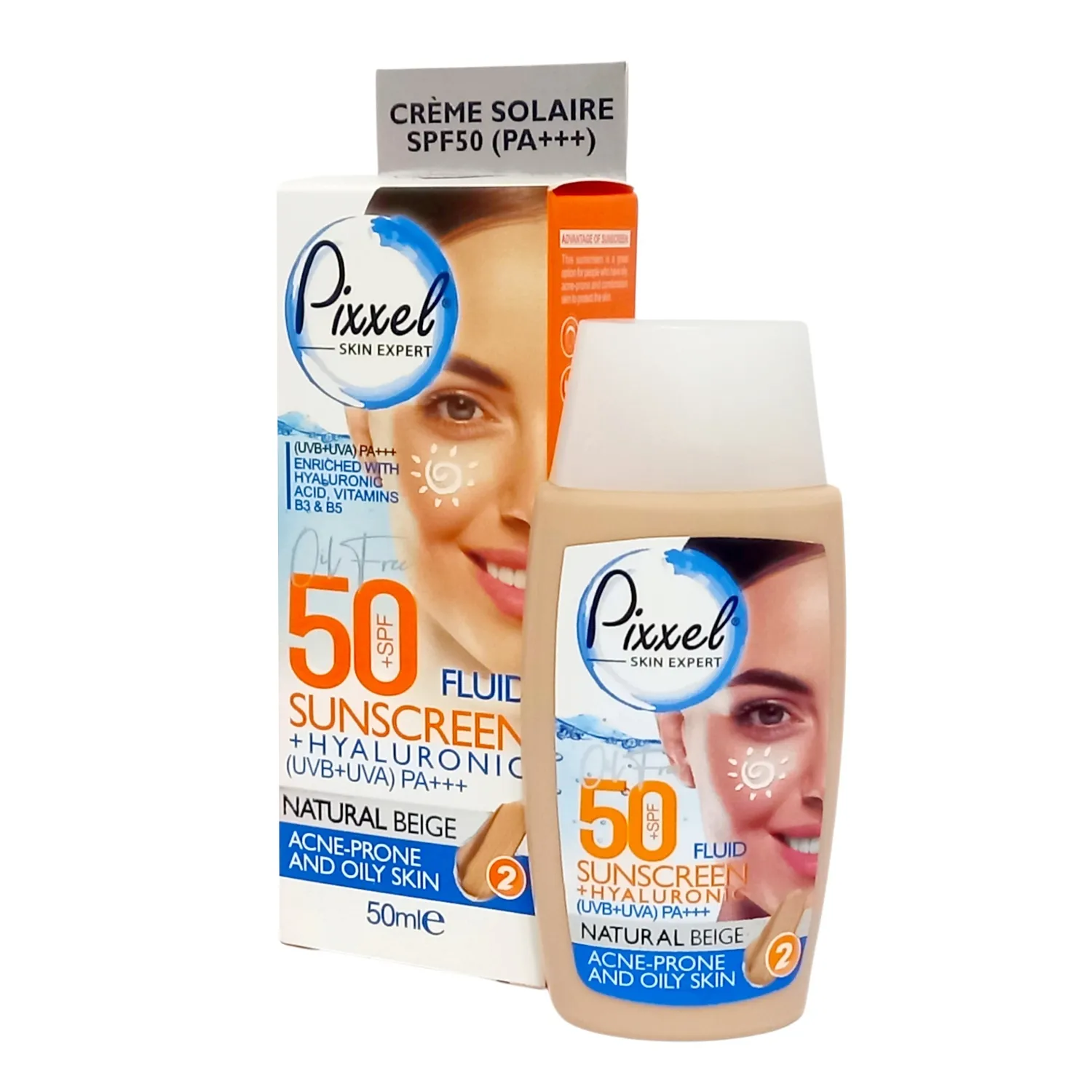 ضد آفتاب رنگی SPF 50 پیکسل مناسب پوست چرب — تصویر ۳