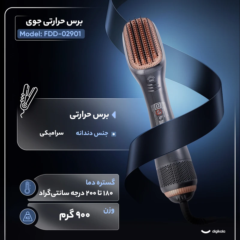 برس حرارتی دو کاره جوی مدل FDD-02901 — تصویر ۷