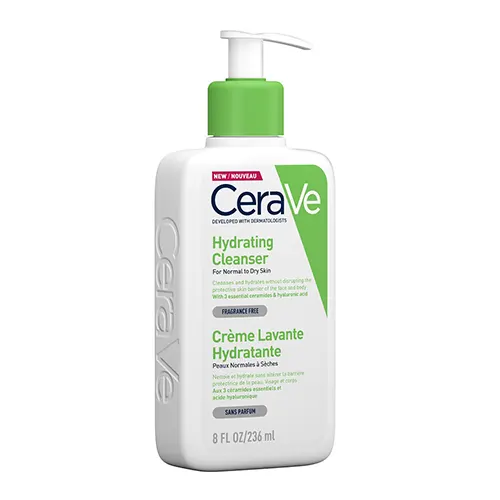 ژل شستشو و آبرسان پوست نرمال تا خشک سراوی CeraVe — تصویر ۶