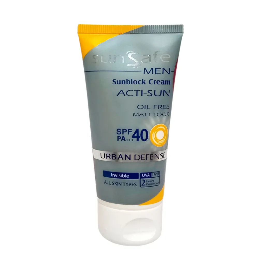کرم ضد آفتاب آقایان سان سیف SPF 40 — تصویر ۲