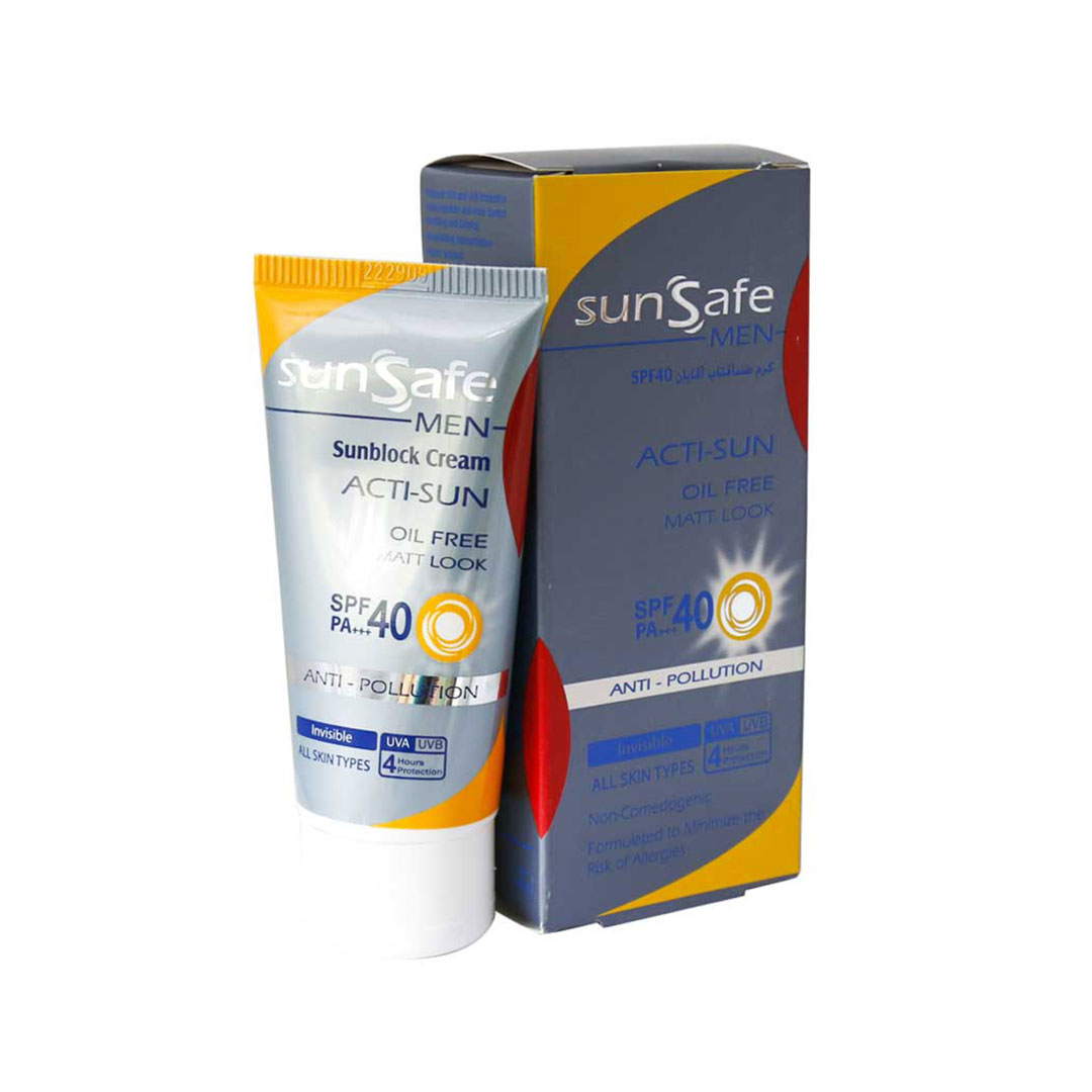 کرم ضد آفتاب آقایان سان سیف SPF 40 — تصویر ۶