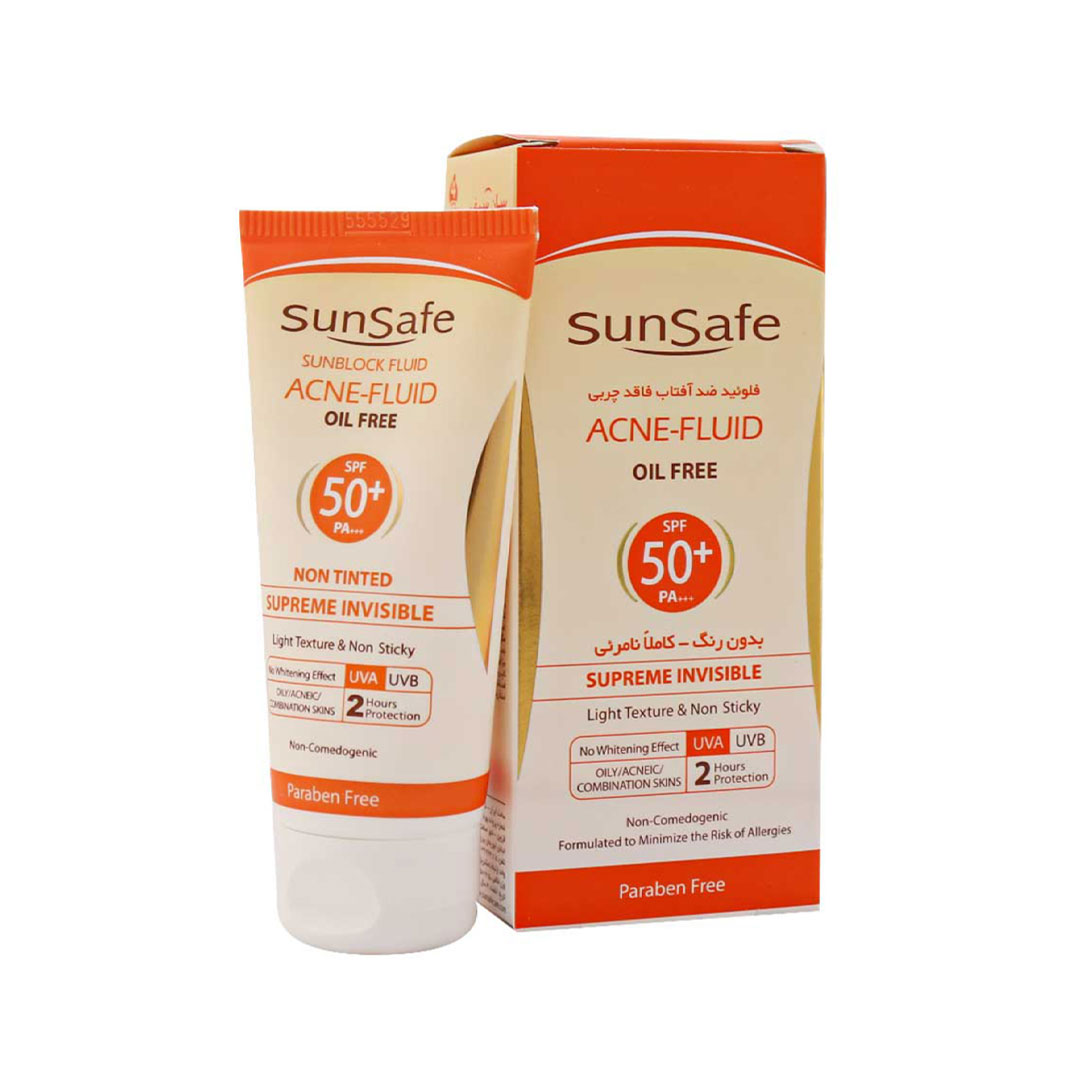 فلوئید ضد آفتاب SPF 50 سان سیف فاقد چربی — تصویر ۶