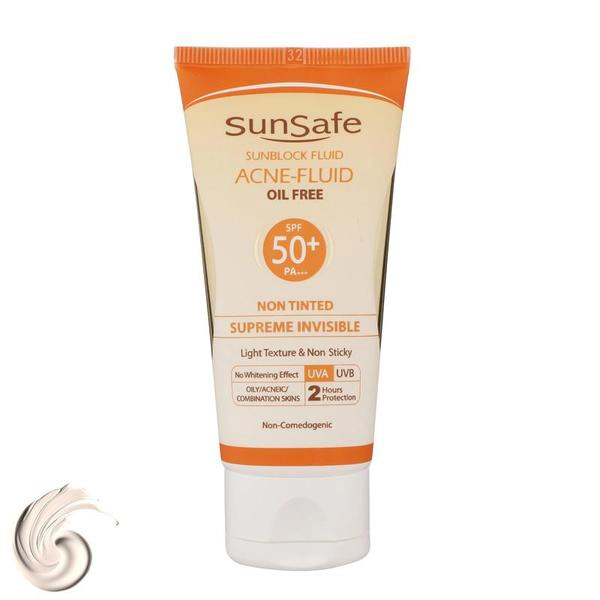 فلوئید ضد آفتاب SPF 50 سان سیف فاقد چربی — تصویر ۷