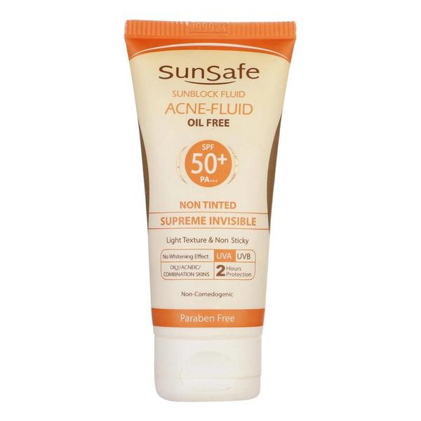 فلوئید ضد آفتاب SPF 50 سان سیف فاقد چربی — تصویر ۸