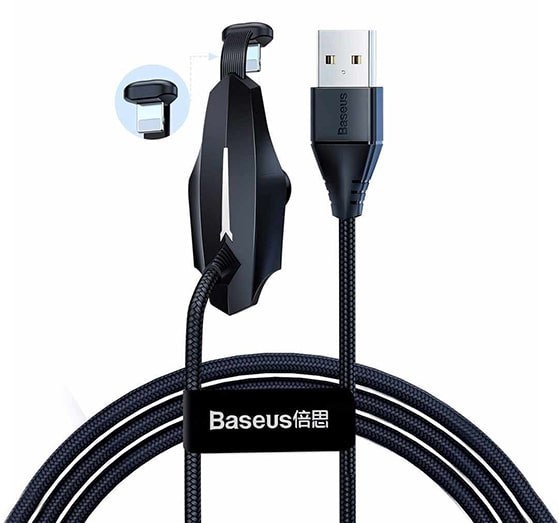 کابل شارژ گیمینگ لایتنینگ بیسوس Baseus Stylish Colorful Sucker Cable 1.2m — تصویر ۲