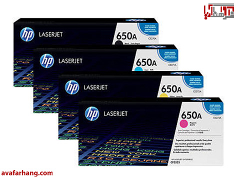 HP 650A Color Toner Cartridge کارتریج تونر رنگی اچ پی