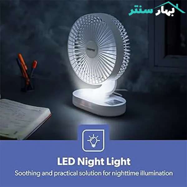 پنکه شارژی جیپاس مدل GF21157 — تصویر ۶