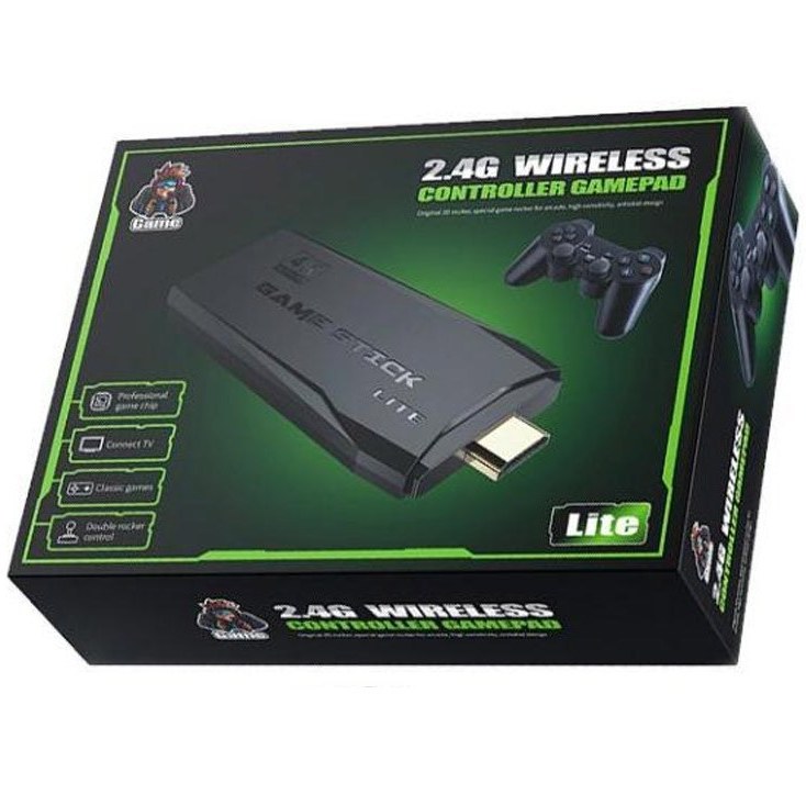 کنسول بازی بی‌سیم مدل 2.4G Wireless Controller Gamepad-4K Game Stick Lite — تصویر ۴