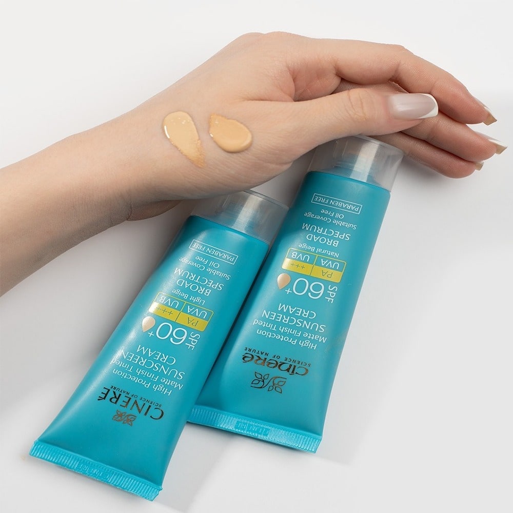 کرم ضد آفتاب رنگی SPF 60 سینره — تصویر ۷