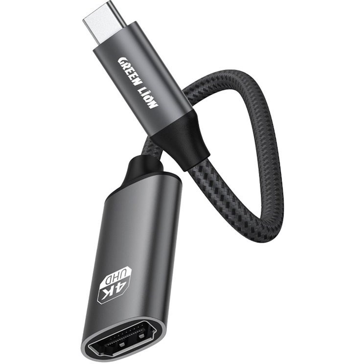 کابل تبدیل USB-C به HDMI گرین لاین Green Lion 4K USB-C to HDMI Adapter Cable — تصویر ۲