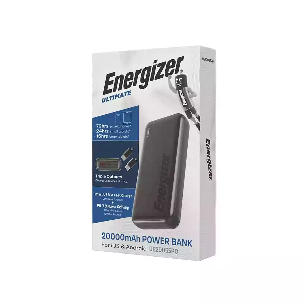 پاوربانک 20000mAh انرجایزر مدل UE20055PQ — تصویر ۳