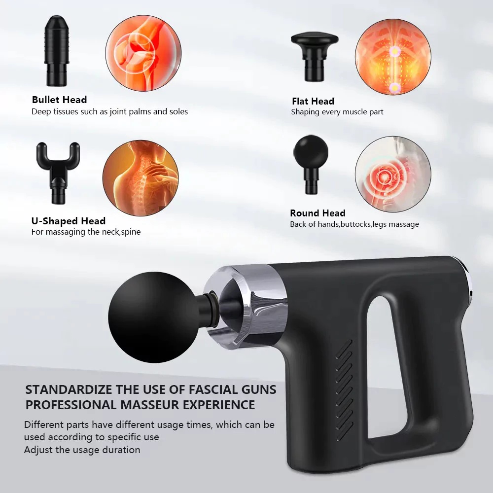 ماساژور برقی گان مدل KH-740 ا Fascial Gun Massager KH-740 — تصویر ۳