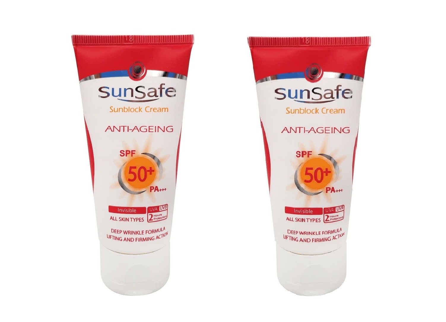 کرم ضد آفتاب و ضد چروک سان سیف SPF 50 — تصویر ۴