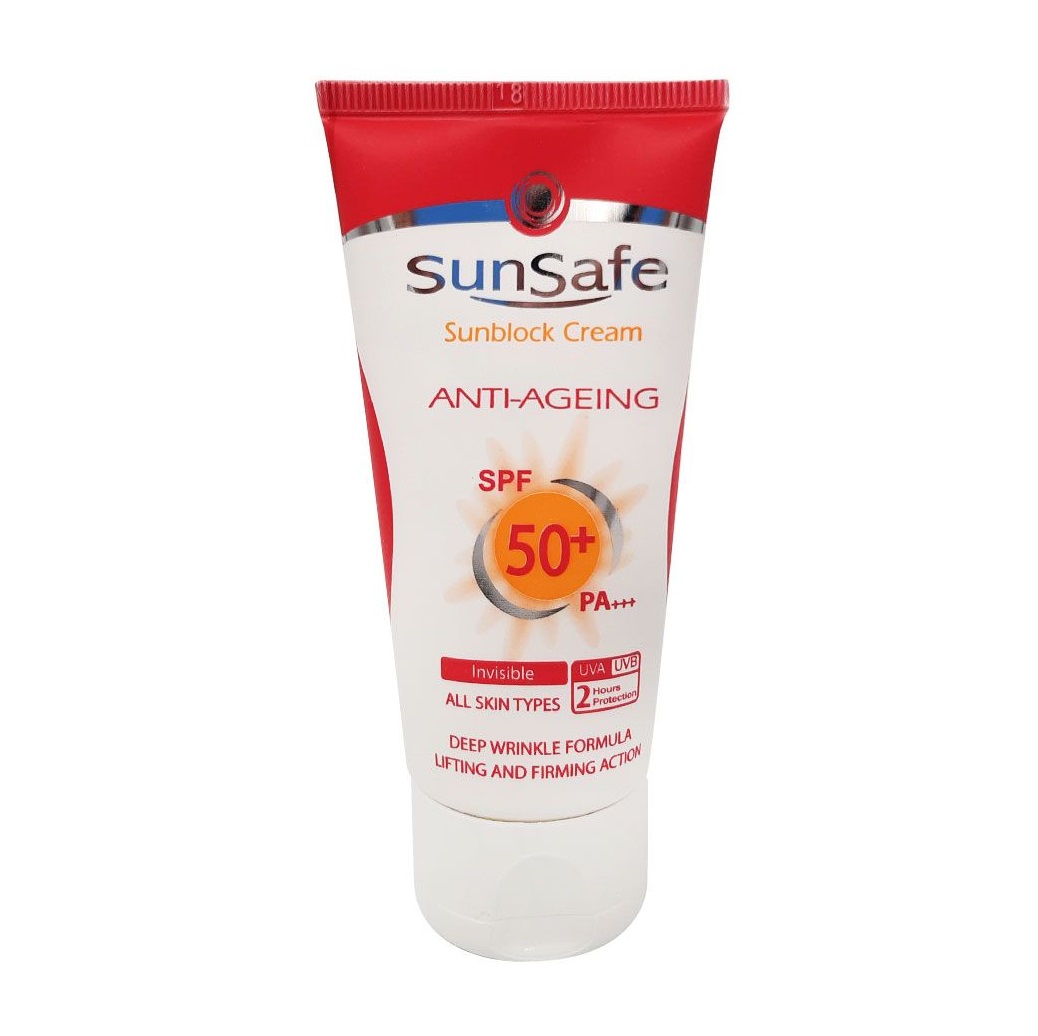 کرم ضد آفتاب و ضد چروک سان سیف SPF 50