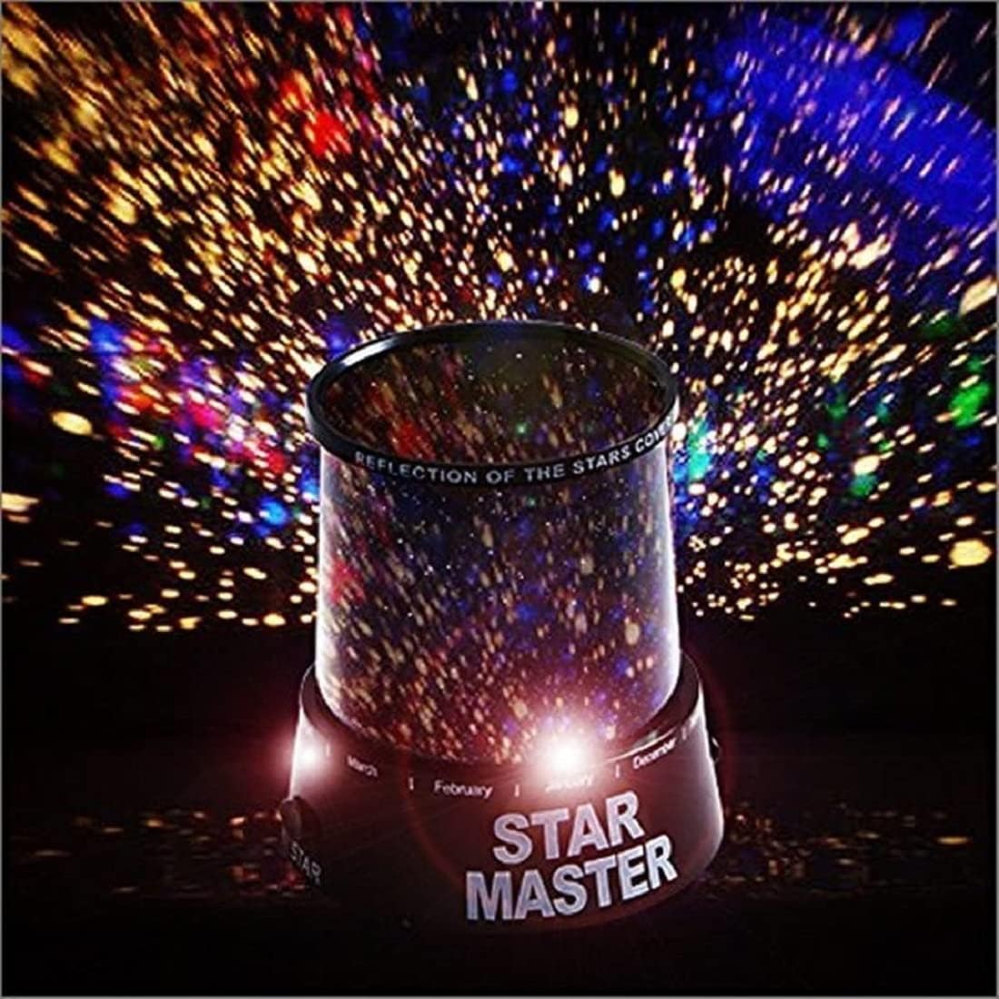 چراغ شب خواب و پروژکتور طرح آسمان شب مدل Star Master — تصویر ۲