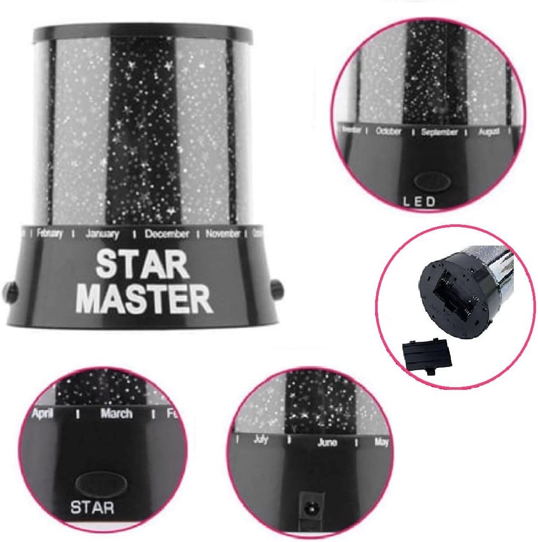 چراغ شب خواب و پروژکتور طرح آسمان شب مدل Star Master — تصویر ۶