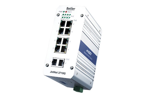 سوئیچ صنعتی غیرمدیریتی 8 پورت JetNet 3710G