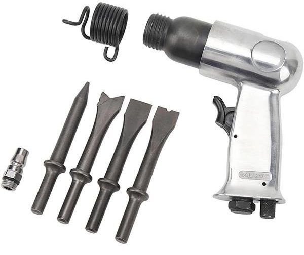 چکش تخریب بادی TWDT هفت تیری با قلم ته گرد مدل TW-8504R